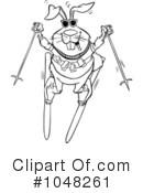 Skiing Clipart #1048261 by toonaday