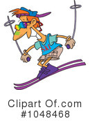 Skiing Clipart #1048468 by toonaday