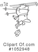 Skiing Clipart #1052948 by toonaday