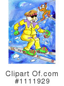 Skiing Clipart #1111929 by Prawny