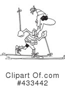 Skiing Clipart #433442 by toonaday
