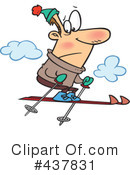 Skiing Clipart #437831 by toonaday
