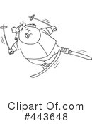 Skiing Clipart #443648 by toonaday