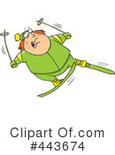 Skiing Clipart #443674 by toonaday