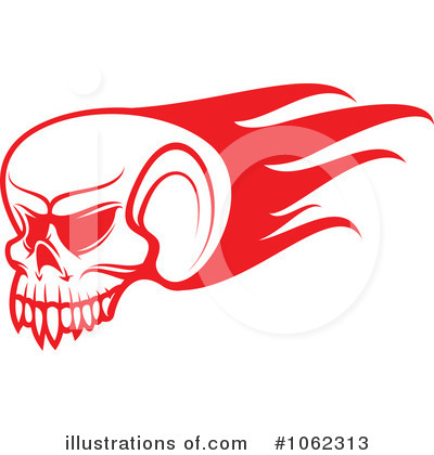 Royalty-Free (RF) Skull Clipart Illustration by Vector Tradition SM - Stock Sample #1062313