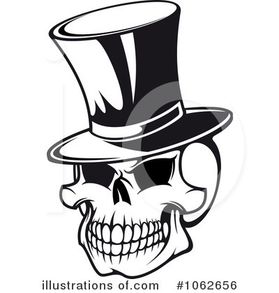 Royalty-Free (RF) Skull Clipart Illustration by Vector Tradition SM - Stock Sample #1062656