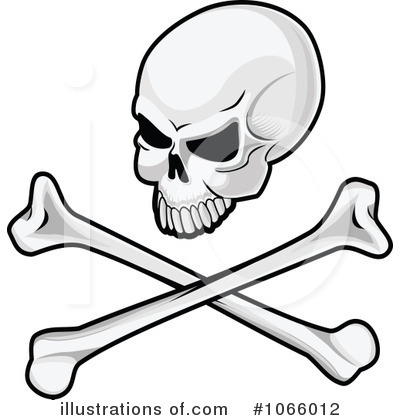 Royalty-Free (RF) Skull Clipart Illustration by Vector Tradition SM - Stock Sample #1066012