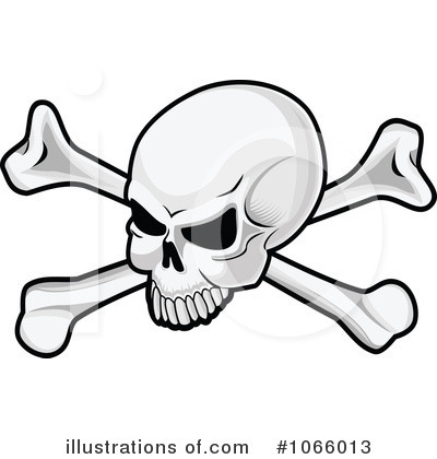 Royalty-Free (RF) Skull Clipart Illustration by Vector Tradition SM - Stock Sample #1066013