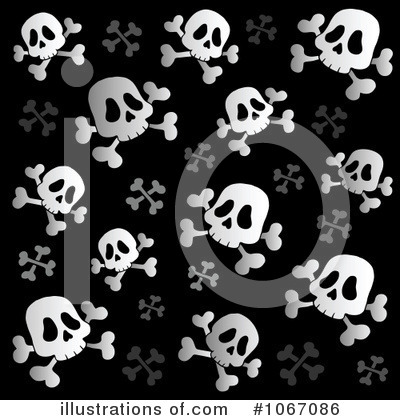 Skull And Crossbones Clipart #1067086 by visekart