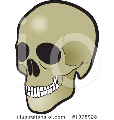 Royalty-Free (RF) Skull Clipart Illustration by Lal Perera - Stock Sample #1078928