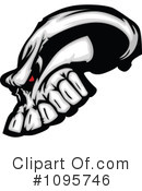 Skull Clipart #1095746 by Chromaco