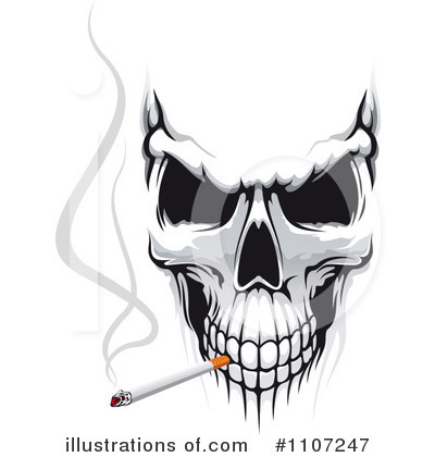 Skull Clipart #1107247 by Vector Tradition SM