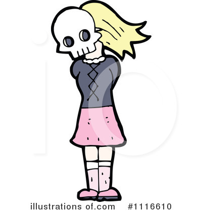 Royalty-Free (RF) Skull Clipart Illustration by lineartestpilot - Stock Sample #1116610