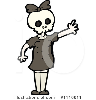 Royalty-Free (RF) Skull Clipart Illustration by lineartestpilot - Stock Sample #1116611