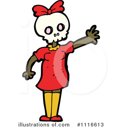 Royalty-Free (RF) Skull Clipart Illustration by lineartestpilot - Stock Sample #1116613