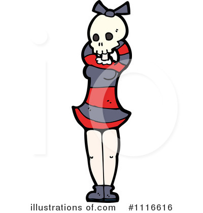 Royalty-Free (RF) Skull Clipart Illustration by lineartestpilot - Stock Sample #1116616