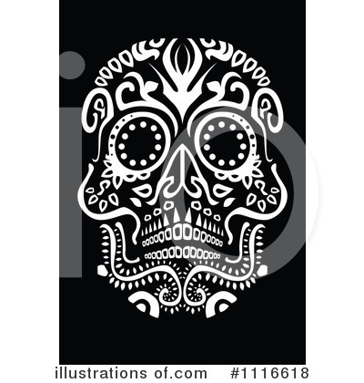 Royalty-Free (RF) Skull Clipart Illustration by lineartestpilot - Stock Sample #1116618