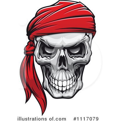 Royalty-Free (RF) Skull Clipart Illustration by Vector Tradition SM - Stock Sample #1117079