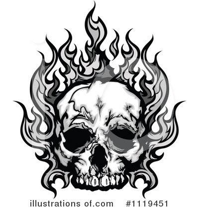 Human Skull Clipart #1119451 by Chromaco