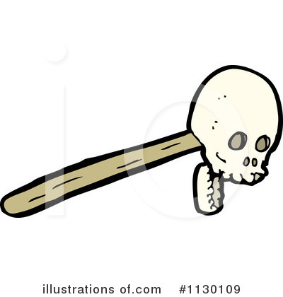 Royalty-Free (RF) Skull Clipart Illustration by lineartestpilot - Stock Sample #1130109