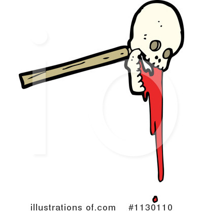 Royalty-Free (RF) Skull Clipart Illustration by lineartestpilot - Stock Sample #1130110