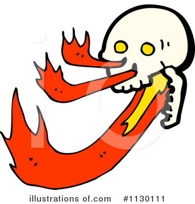 Royalty-Free (RF) Skull Clipart Illustration by lineartestpilot - Stock Sample #1130111