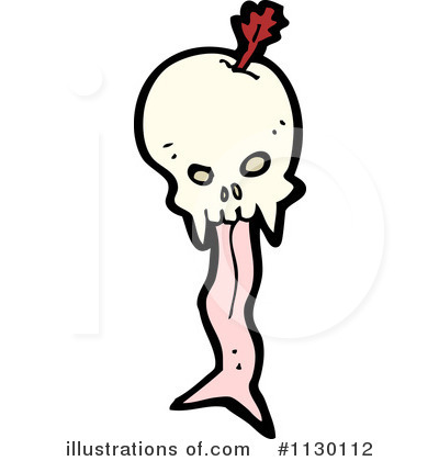 Royalty-Free (RF) Skull Clipart Illustration by lineartestpilot - Stock Sample #1130112