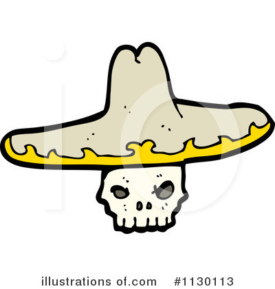 Royalty-Free (RF) Skull Clipart Illustration by lineartestpilot - Stock Sample #1130113