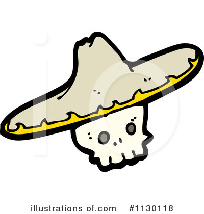Royalty-Free (RF) Skull Clipart Illustration by lineartestpilot - Stock Sample #1130118