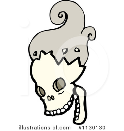 Royalty-Free (RF) Skull Clipart Illustration by lineartestpilot - Stock Sample #1130130