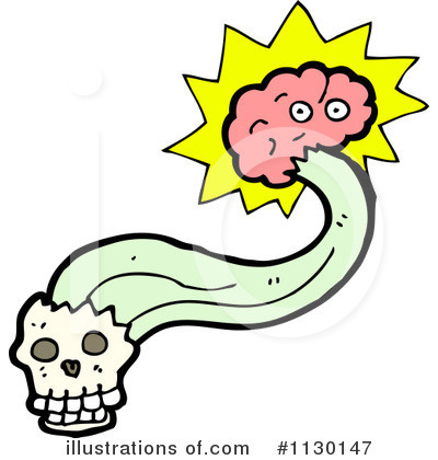 Royalty-Free (RF) Skull Clipart Illustration by lineartestpilot - Stock Sample #1130147