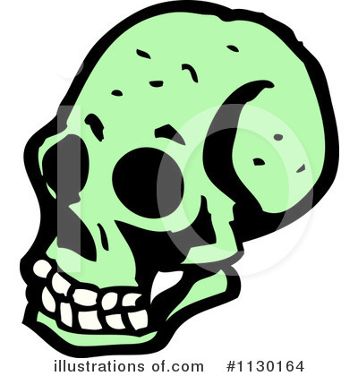 Royalty-Free (RF) Skull Clipart Illustration by lineartestpilot - Stock Sample #1130164