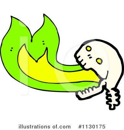 Royalty-Free (RF) Skull Clipart Illustration by lineartestpilot - Stock Sample #1130175