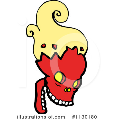 Royalty-Free (RF) Skull Clipart Illustration by lineartestpilot - Stock Sample #1130180