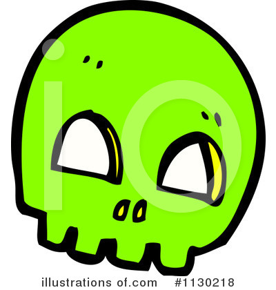 Royalty-Free (RF) Skull Clipart Illustration by lineartestpilot - Stock Sample #1130218