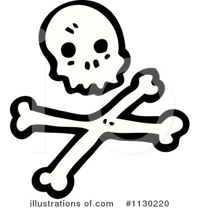 Royalty-Free (RF) Skull Clipart Illustration by lineartestpilot - Stock Sample #1130220