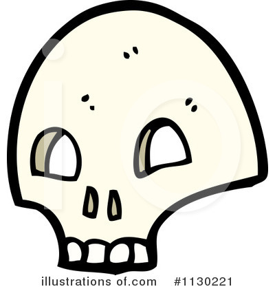 Royalty-Free (RF) Skull Clipart Illustration by lineartestpilot - Stock Sample #1130221