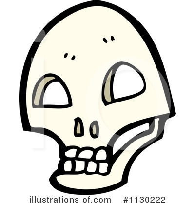 Royalty-Free (RF) Skull Clipart Illustration by lineartestpilot - Stock Sample #1130222