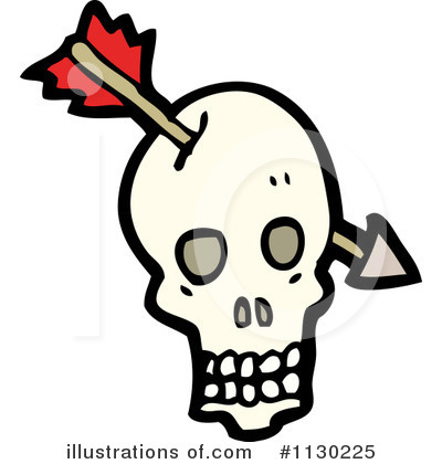 Royalty-Free (RF) Skull Clipart Illustration by lineartestpilot - Stock Sample #1130225