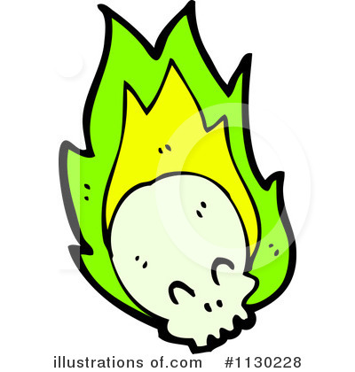 Royalty-Free (RF) Skull Clipart Illustration by lineartestpilot - Stock Sample #1130228