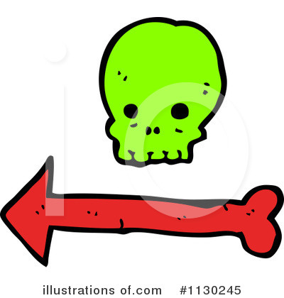 Royalty-Free (RF) Skull Clipart Illustration by lineartestpilot - Stock Sample #1130245