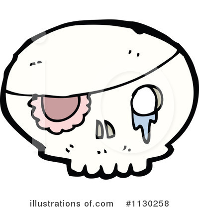 Royalty-Free (RF) Skull Clipart Illustration by lineartestpilot - Stock Sample #1130258