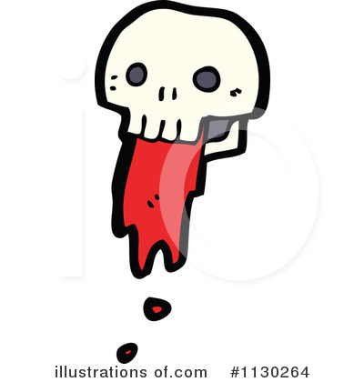 Royalty-Free (RF) Skull Clipart Illustration by lineartestpilot - Stock Sample #1130264