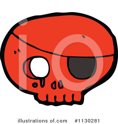 Royalty-Free (RF) Skull Clipart Illustration by lineartestpilot - Stock Sample #1130281