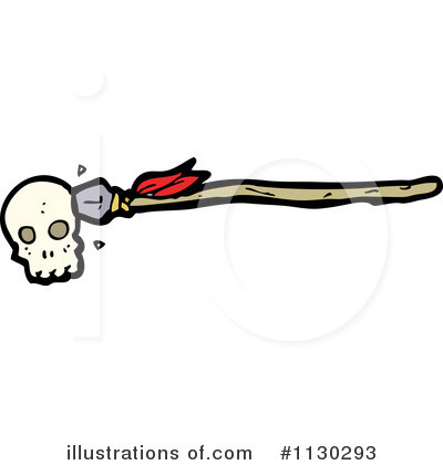 Royalty-Free (RF) Skull Clipart Illustration by lineartestpilot - Stock Sample #1130293