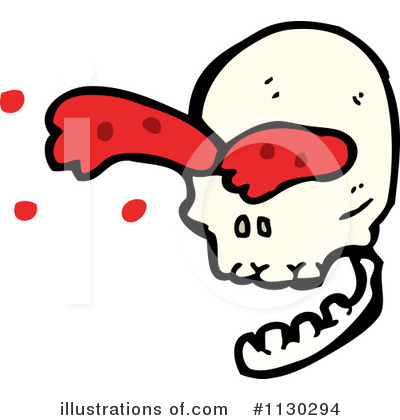 Royalty-Free (RF) Skull Clipart Illustration by lineartestpilot - Stock Sample #1130294