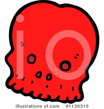 Royalty-Free (RF) Skull Clipart Illustration by lineartestpilot - Stock Sample #1130310