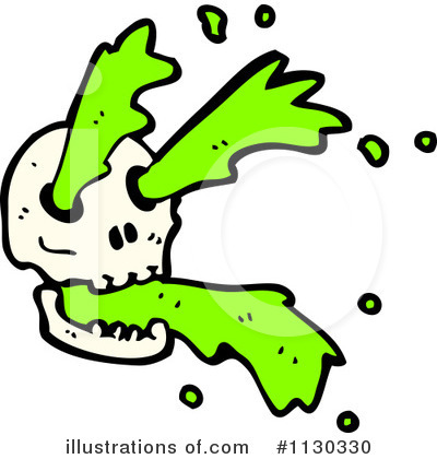 Royalty-Free (RF) Skull Clipart Illustration by lineartestpilot - Stock Sample #1130330