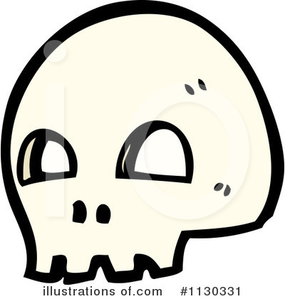 Royalty-Free (RF) Skull Clipart Illustration by lineartestpilot - Stock Sample #1130331