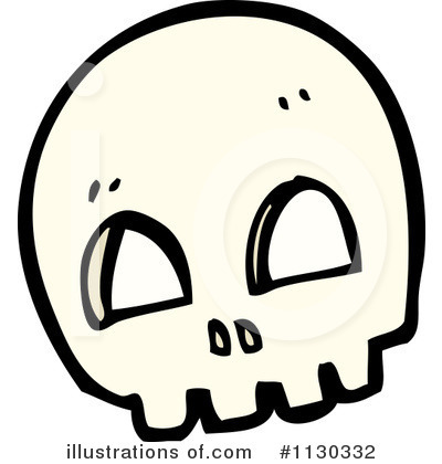 Royalty-Free (RF) Skull Clipart Illustration by lineartestpilot - Stock Sample #1130332